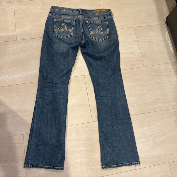 Women’s Factory Distressed Seven7 Jeans - Size 6 - Picture 6 of 16